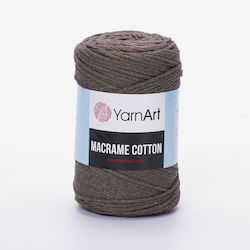 YarnArt Макраме Памучна Кафява 225м 250гр