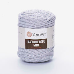 YarnArt Macrame Rope 5mm Μακραμέ Βαμβακερό Γκρι...
