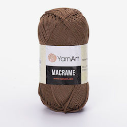 YarnArt Macrame Μακραμέ Συνθετικό Καφέ 130m 90gr