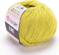 YarnArt Knitting Yarn Cotton Light Olive 160m 50gr