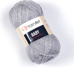 YarnArt Baby Acrilyc Graue 150m 50g