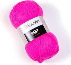 YarnArt Baby Ακρυλικό Ροζ 150m 50gr
