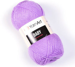 YarnArt Baby Ακρυλικό Μωβ 150m 50gr