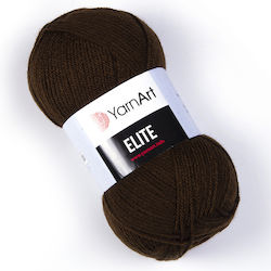 YarnArt Elite Braune Strickgarn