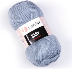 YarnArt Baby Ακρυλικό Γκρι 150m 50gr