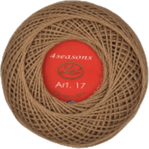 Petalouda Strickgarn Spitzenfaden Baumwolle Braune 210m 50g