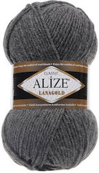 Alize Νήμα Πλεξίματος Συνθετικό Γκρι 240m 100gr