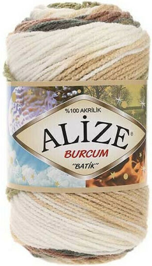Alize Batik Acrylic Knitting Yarn 210m 100g Colour 1893