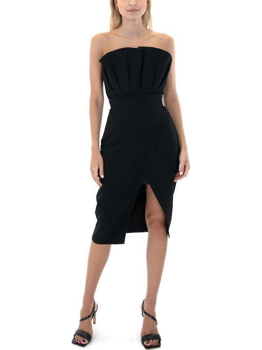 Forever Unique Damenkleid Hochzeit - Taufe Schwarz