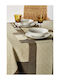 Whitegg Runner Din Bumbac Z121-3 Bej 32x150cm
