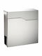Wiltoc Außenbereich Briefkasten Inox in Silber Farbe 37x10.5x37cm