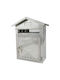 Ibfm Außenbereich Briefkasten Inox in Silber Farbe 23x11x23cm