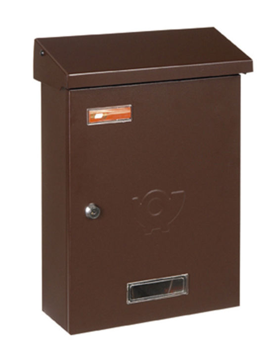 Viometal LTD Outdoor Mailbox Metallic in Brown Color