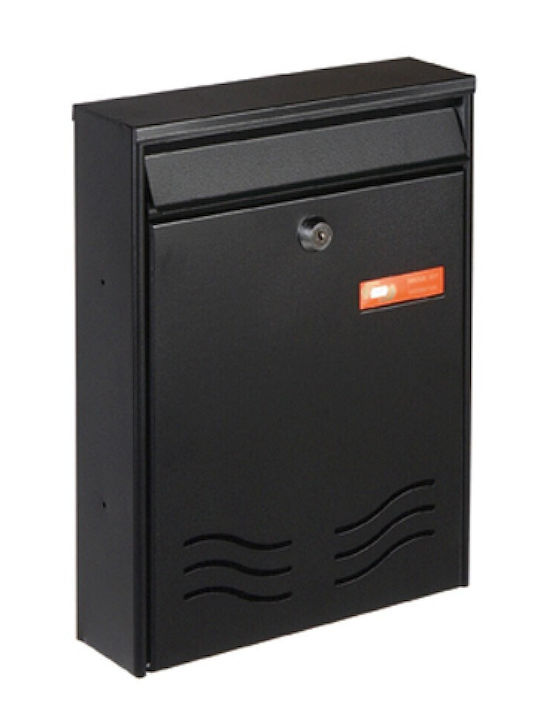 Viometal LTD Outdoor Mailbox Metallic in Black Color