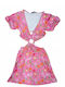 Benissimo Sommer Mini Kleid Rosa