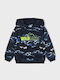 Kinder-Sweatshirt mit Kapuze Blau