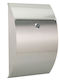 ERGOhome Outdoor Mailbox Inox in Silver Color 21x7x30cm