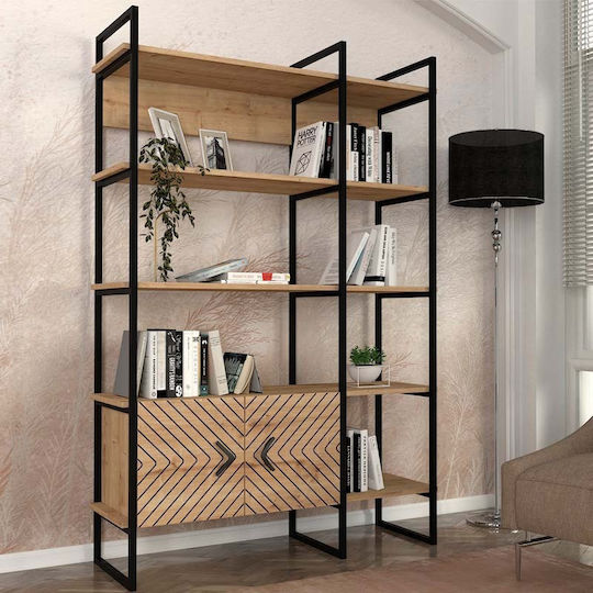 Bücherschrank Eduardo GP042-0099,2 120x39x180εκ. Braun