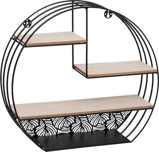 Raft Perete Murale 39.3x10.5x36cm Negru Raft Perete Murale 39.3x10.5x36cm Negru