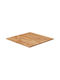 vidaXL Wooden Placemat Brown 40x40cm