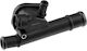 NTY Kühlmittel-Flansch für Autoteile für den Motor für Seat Arosa / Cordoba / Ibiza / Inca / Leon / Toledo Skoda Fabia / Octavia Volkswagen Bora / Caddy / Golf / Lupo / Käfer / Polo / Sharan / Transporter / T5 Audi A2 / A3