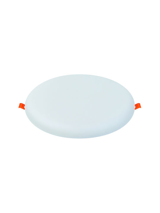 Horoz Electric Round Recessed LED Panel 30W with Cool White Light 6400K