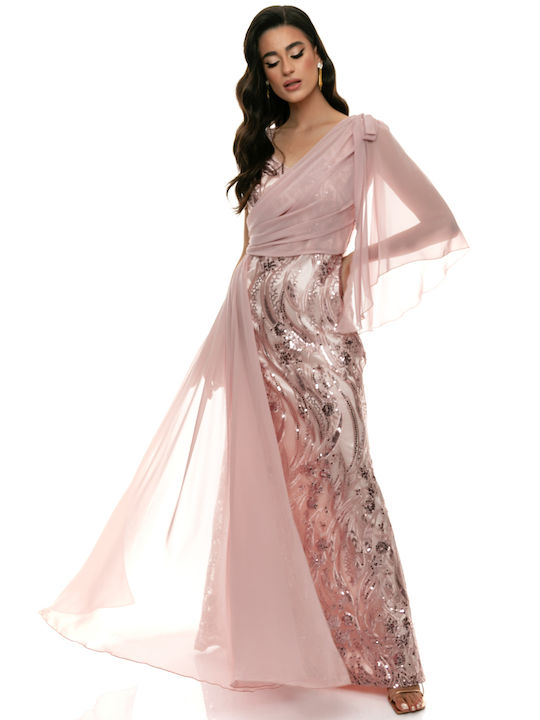 RichgirlBoudoir Sommer Maxi Kleid Rosa