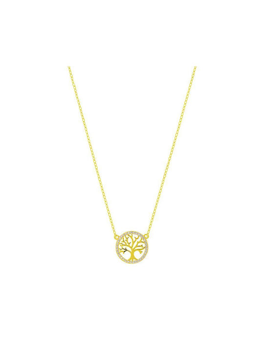 Amor Amor Necklace Tree from Gold Plated Silver