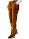 Sweatpants Jogger Velvet Tabac Brown