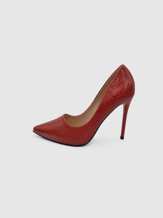 Joya Pointed Toe Burgundy Heels