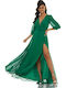 Graciella Maxi Dress for Wedding / Baptism Green