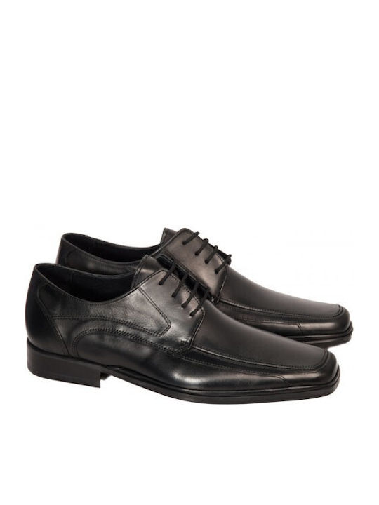 Gallen Piele Pantofi casual pentru bărbați Negre