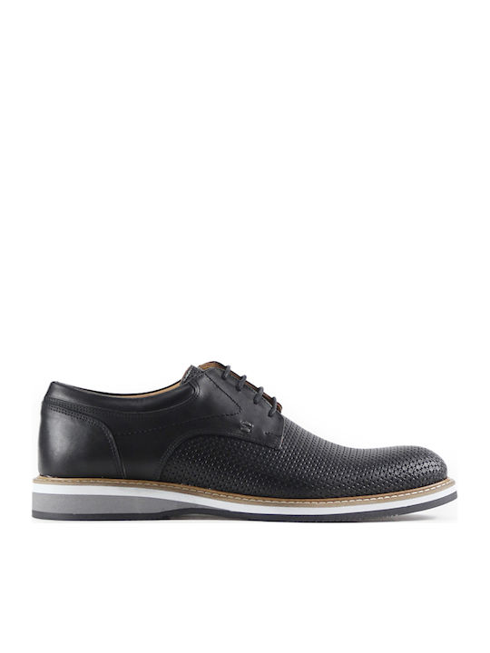 Vice Footwear Leder Herren Freizeitschuhe Schwarz