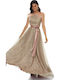 Summer Mini Dress for Wedding / Christening Strapless Silver