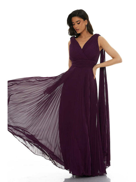 RichgirlBoudoir Maxi Dress Wrap Purple
