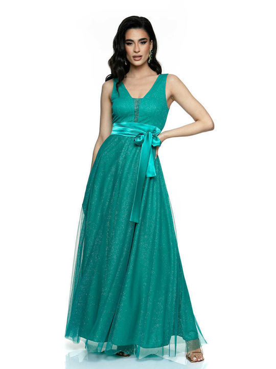 RichgirlBoudoir Maxi Βραδινό Φόρεμα Πράσινο