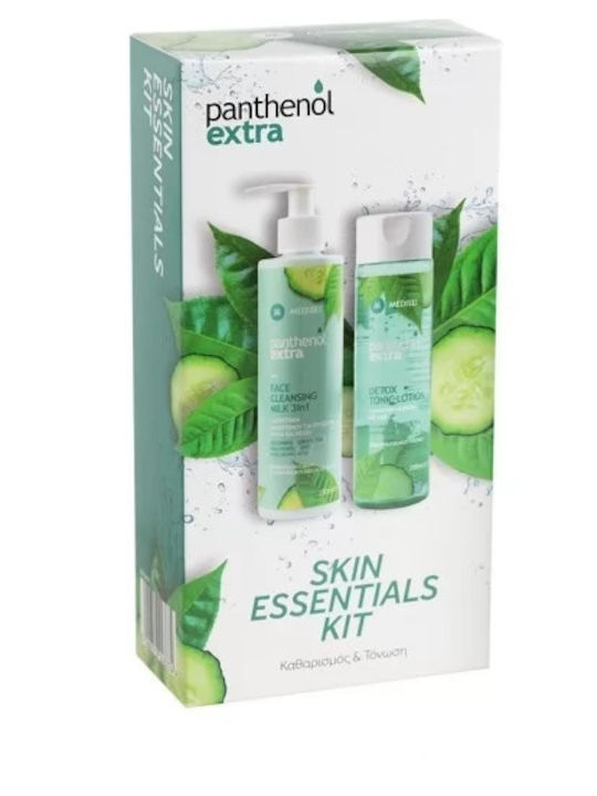 Panthenol Extra Skin Care Set for Facial Cleaning & against Acne