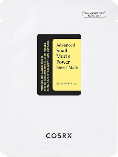 Cosrx Advanced Snail Mucin Power Essence Sheet Μάσκα Προσώπου για Θρέψη 25ml