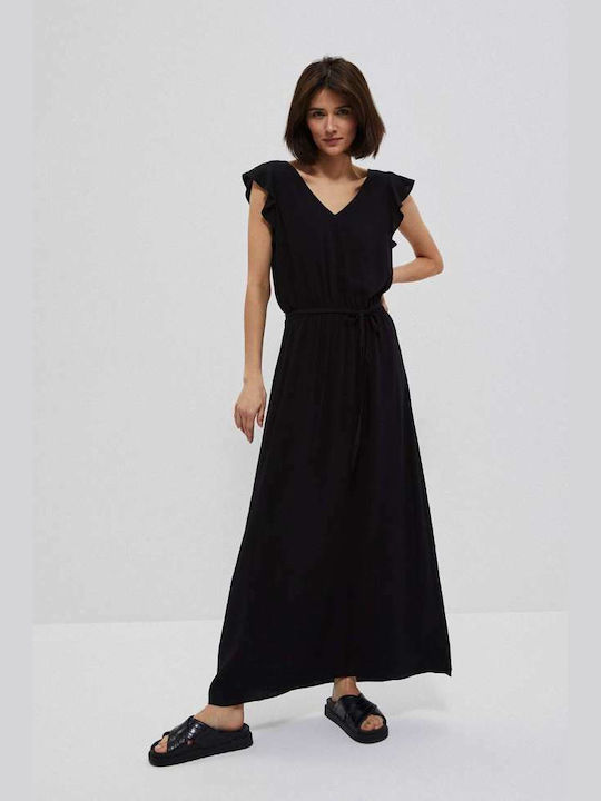 Make your image Sommer Maxi Kleid Schwarz