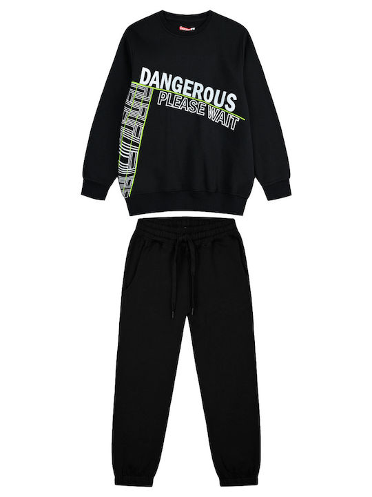 Energiers Kids Sweatpants Set Black 2pcs 13-123088-0