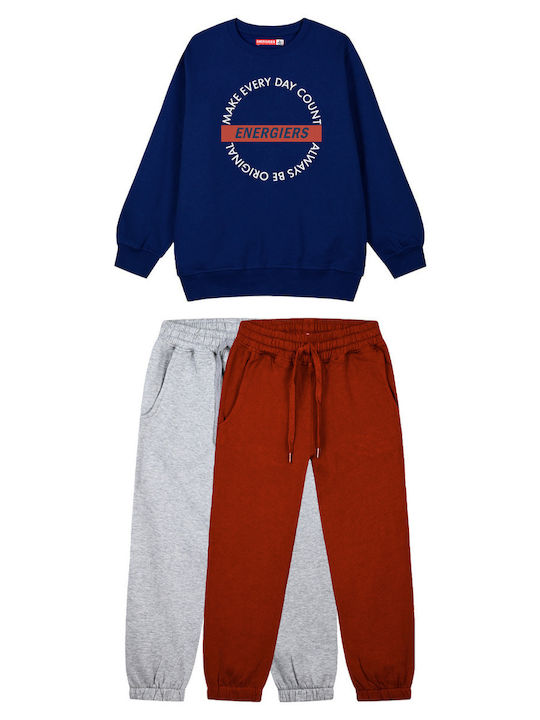 Kids Sweatpants Set Paprika 3pcs
