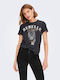 Only Damen T-shirt Rebelle