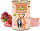 Granata Pet Foods Delicatessen Wet Food for Cats in Cans with Turkey and Phasianus Grain-Free 800gr