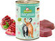 Granata Pet Foods Delicatessen Pate Nassfutter für Katzen in Dose mit Hirsche und Thunfisch ohne Getreide 400gr