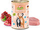 Granata Pet Foods Delicatessen Pate Wet Food for Cats in Cans with Calf Grain-Free 400gr