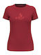 Odlo Women's T-shirt Burgundy