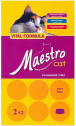 Nitsiakos Maestro Adult Dry Food for Adult Cats with Meat / Fish 2kg