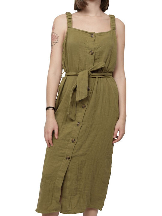 Tiffosi Summer Mini Dress Green
