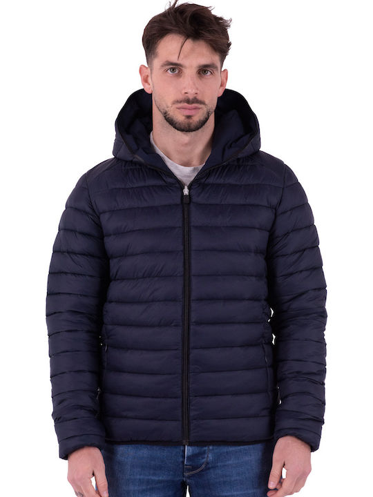 Зимно Puffer Мъжко яке Тъмносин