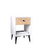 Amari Wooden Bedside Table 43x43x67.5cm